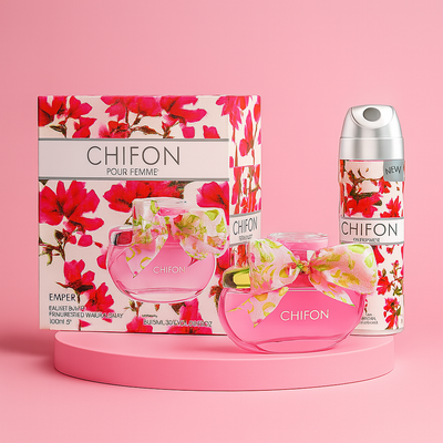 Emper Chifon Pour Femme Bundle spray - EDP 3.4 oz / 100 ml (Inspired by Dior Pure Poison)