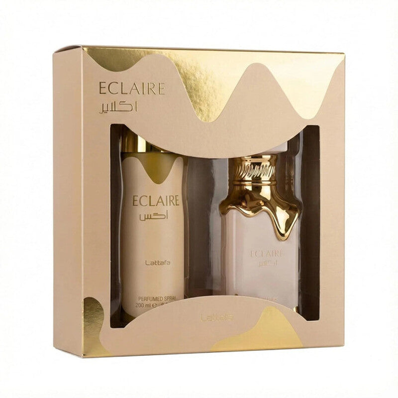 Lattafa Eclaire Set EDP 3.4oz / 100ml (Inspired by Bianco Latte)