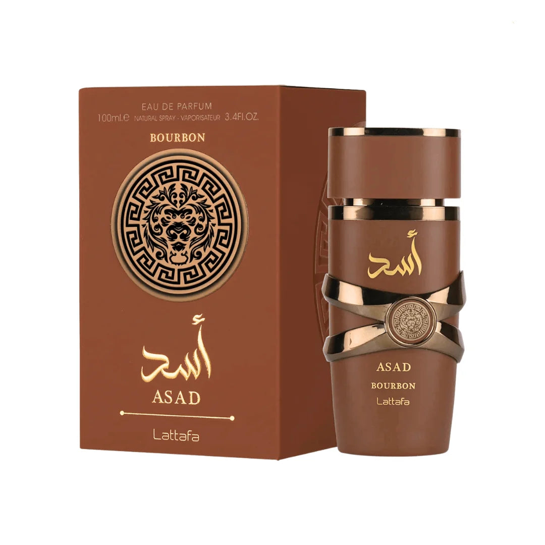 Lattafa Asad Bourbon EDP 3.4oz / 100ml (Inspired by Azzaro Most wanted)
