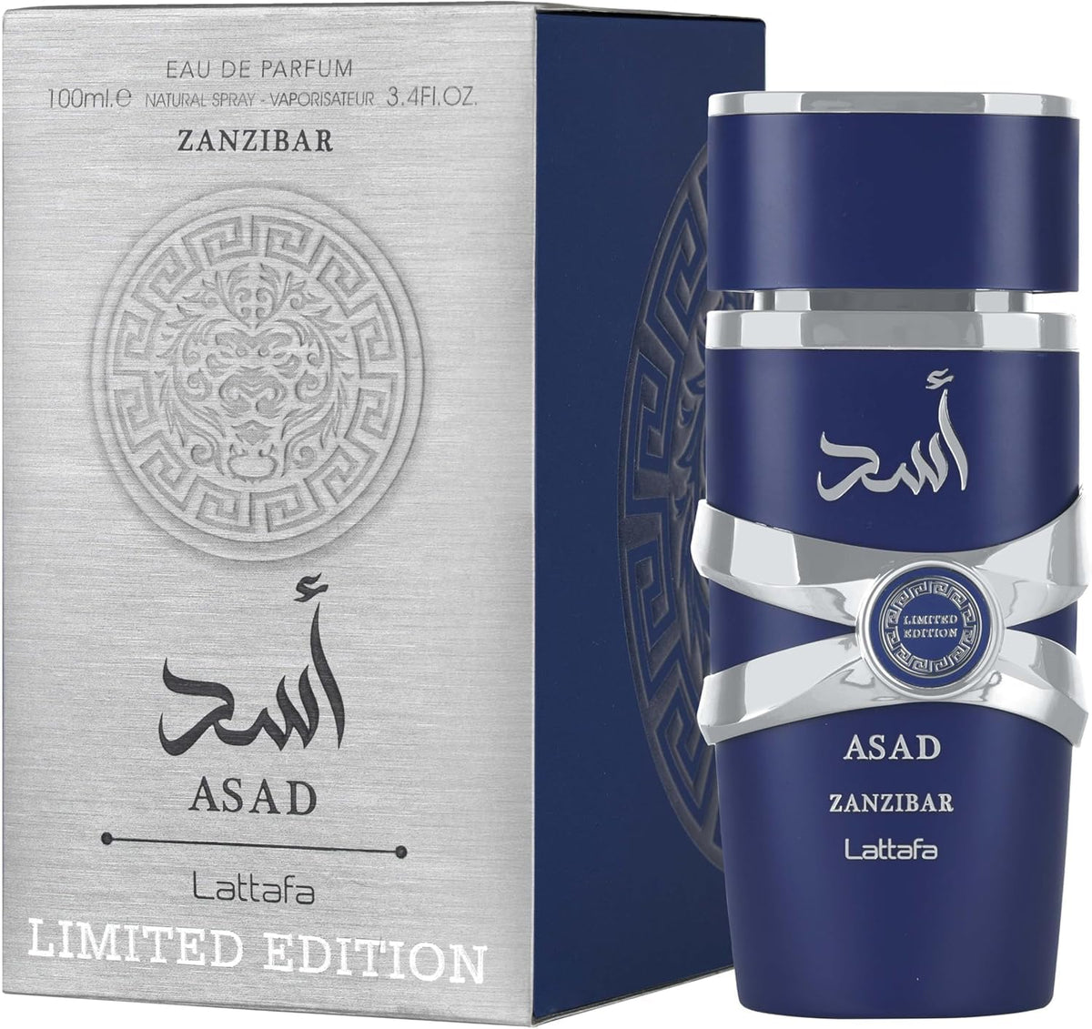 Lattafa Asad Zanzibar Limited Edition EDP 3.4oz / 100ml (Inspired by Paco Rabanne Invictus Parfum) )