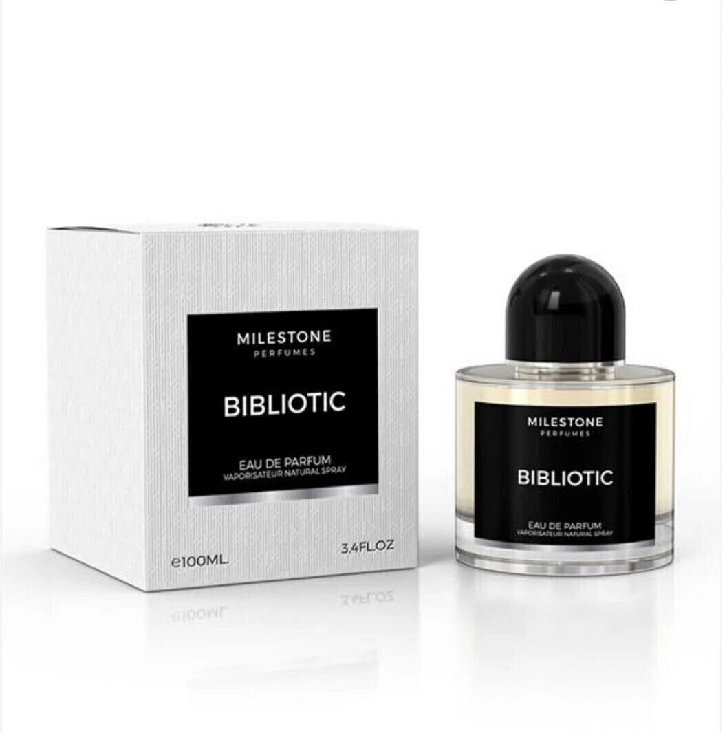 Milestone Bibliotic EDP 3.4oz/100ml (Inspired by Byredo Bibliotheque )